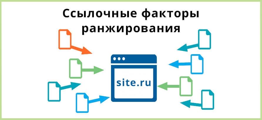 Ссылочные факторы ранжирования сайта