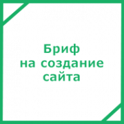 Заполнение брифа на создание сайта