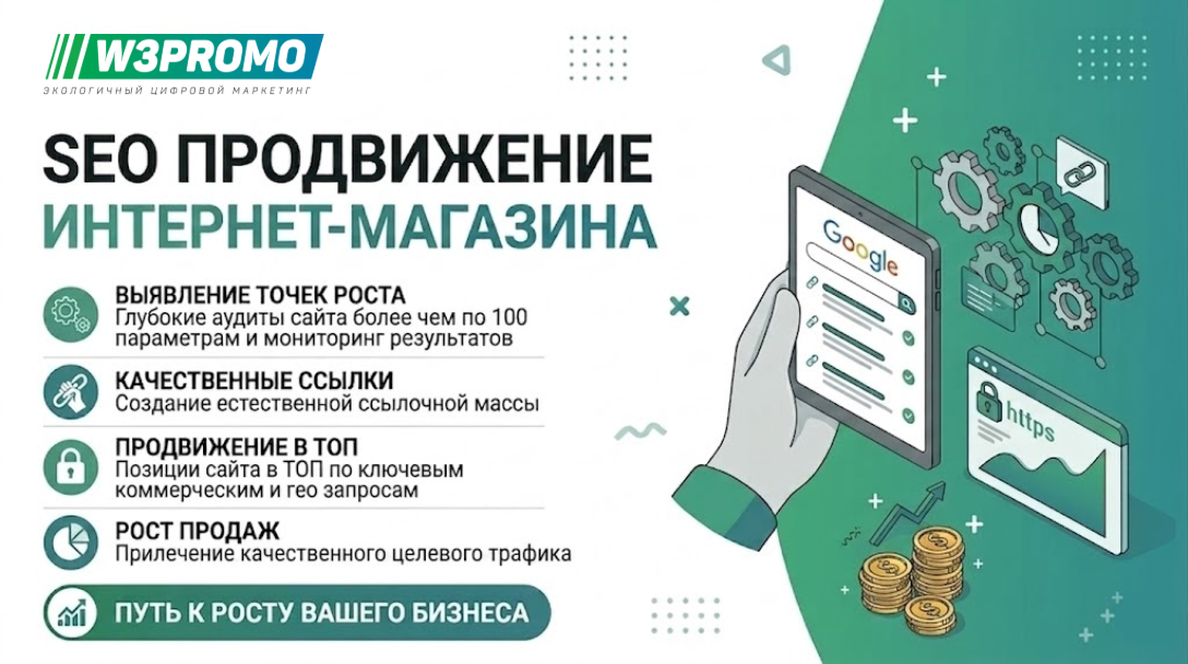 seo продвижение и оптимизация для интернет магазина